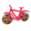 Becky`s Snoep-Speelgoed fiets - Roze 20x12 cm