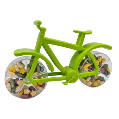 Becky`s Snoep-Speelgoed fiets - Groen 20x12 cm
