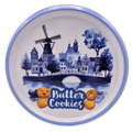 Becky`s Dutch cookie mix in storage tin - Windmill - village view - 114g