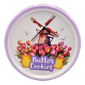 Becky`s Dutch windmill cookies in a storage tin - windmill - 114g