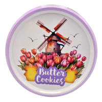 Becky`s Dutch windmill cookies in a storage tin - windmill - 114g