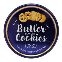 Becky`s Aufbewahrungsdose – knusprige Kaffeekekse mit reichhaltigem Buttergeschmack – 114 Gramm