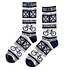 Holland sokken Herrensocken – Fahrrad – Blau, Weiß und Grau