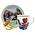 typisch-hollands-geschenkpakket Gift set with cookie tin and a mug - green and orange