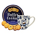 typisch-hollands-geschenkpakket Delft blue bicycle mug with tin of assorted cookies