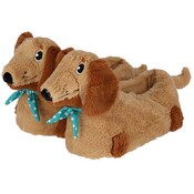Apollo Dierenpantoffels - Teckels - Licht -bruin
