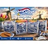 Stroopwafels (Typisch Hollands) Stroopwafels in nostalgisch doosje Delfts blauw - Oud straatbeeld