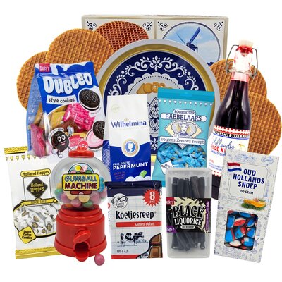 typisch-hollands-geschenkpakket Typical Dutch family package - Dutch delicacies