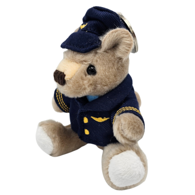 TTD Gifts Plush bear keychain - pilot