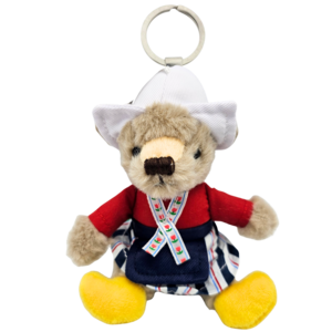 TTD Gifts Sleutelhanger pluche beer - Boerin