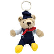 TTD Gifts Sleutelhanger pluche beer - Boer