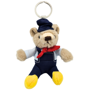 TTD Gifts Sleutelhanger pluche beer - Boer