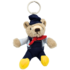 TTD Gifts Plush bear keychain - Farmer