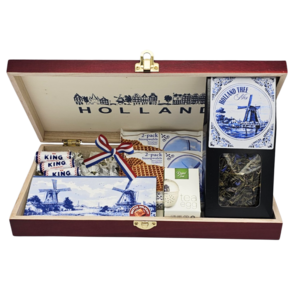 typisch-hollands-geschenkpakket Gift box - Holland Delft Blue Tea