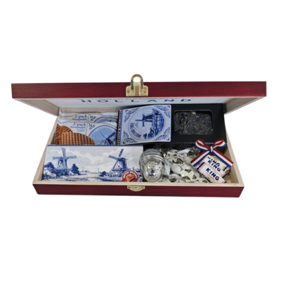typisch-hollands-geschenkpakket Gift box - Holland Delft Blue Tea