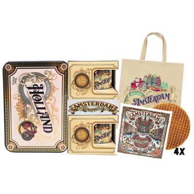 Typisch Hollands Luxury Vintage Amsterdam Gift Set with Free Bag