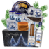 typisch-hollands-geschenkpakket Kerstpakket Holland - Delfts blauw - Likeur en kerstballen