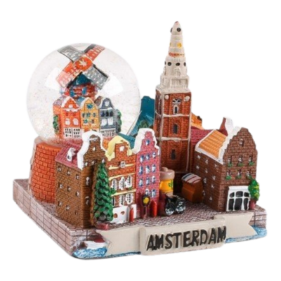 Matix Snow globe with city scene 7 cm