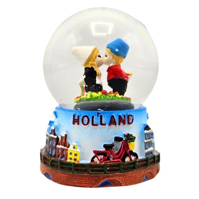 TTD Gifts Sneeuwbol Kuspaar - Klein - Blauw