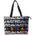 Robin Ruth Fashion Large Shoulder Bag - Amsterdam - Black and White