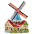 Matix Magnetic polystone windmill with small house - Zaan style