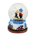 TTD Gifts Sneeuwbol Kuspaar - Klein - Blauw