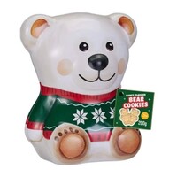 Becky`s Tin Bear Drum & Piggy Bank with Honey Cookies