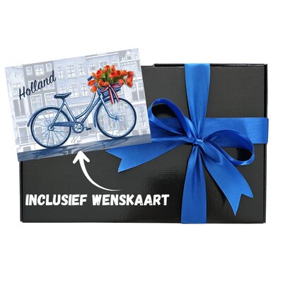 typisch-hollands-geschenkpakket Geschenkpaket – Delfter Goldgeschenke – Stroopwafels und Likör
