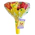 Becky`s Lollipop Bouquet with 12 Fruit Lollipops (Yellow)