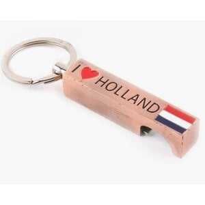 Matix Schlüsselbundöffner Ich liebe Holland Silber - Copy