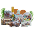 typisch-hollands-geschenkpakket Groen Kerstpakket Big Thanks met Jelly Beans & Gevelhuisjes