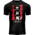 Fox Originals T-shirt Zwart Vintage Vlag Amsterdam - Distressed