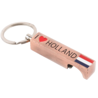 Matix Schlüsselbundöffner Ich liebe Holland Silber - Copy