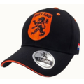 TTD Gifts Black Holland cap - with orange emblem - Lion