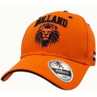 TTD Gifts Orange Holland cap - with black embroidery - Lion & Holland