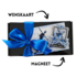 Typisch Hollands Luxuriöses Delfter Blau Geschenkset (Tassen und Stroopwafels)  - Copy