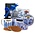 Typisch Hollands Luxe cadeauset Delfts blauw  ( Mok en Stroopwafels)