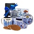 Typisch Hollands Luxe cadeauset Delfts blauw  ( Mok en Stroopwafels)
