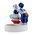 Heinen Delfts blauw Delft blue kissing couple tealight holder