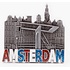 Matix Magnet Amsterdam - Tin with colored letters