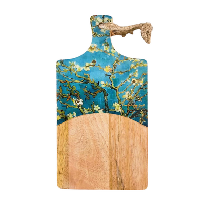 Ter Steege souvenirs Käsebrett Van Goghs Mandelblüte 35 x 16 cm