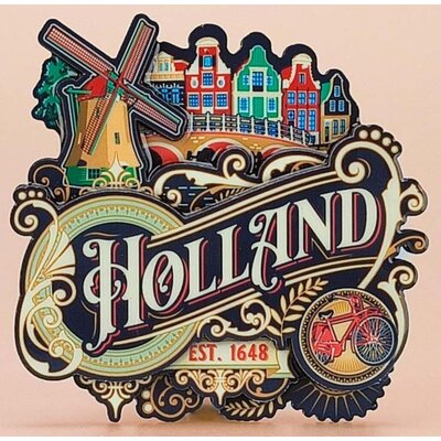 Matix Magnet Holland - Ornaments - Vintage - Windmills and Houses