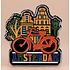 Matix Magnet Amsterdam Häuser und Orange Fahrrad