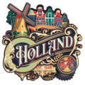 Matix Magnet Holland - Ornaments - Vintage - Windmills and Houses