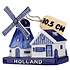 Matix Windmühle Holland - Delfter Blau - Klein