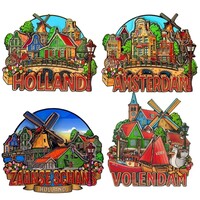 Matix Souvenirmagnete – 4er-Set mit Holland-Motiven
