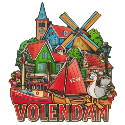 Matix Souvenirmagneten - set van 4 Holland vibes