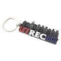 Matix Keychain Utrecht letters - Houses and the Dom Tower - Tin