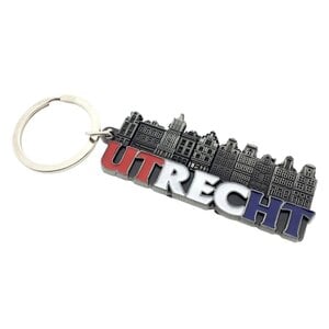 Matix Sleutelhanger Utrecht letters - Huisjes en de Domtoren - Tin