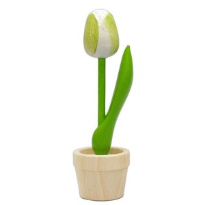 Nijhuis  Kleine tulp in potje wit 14 cm
